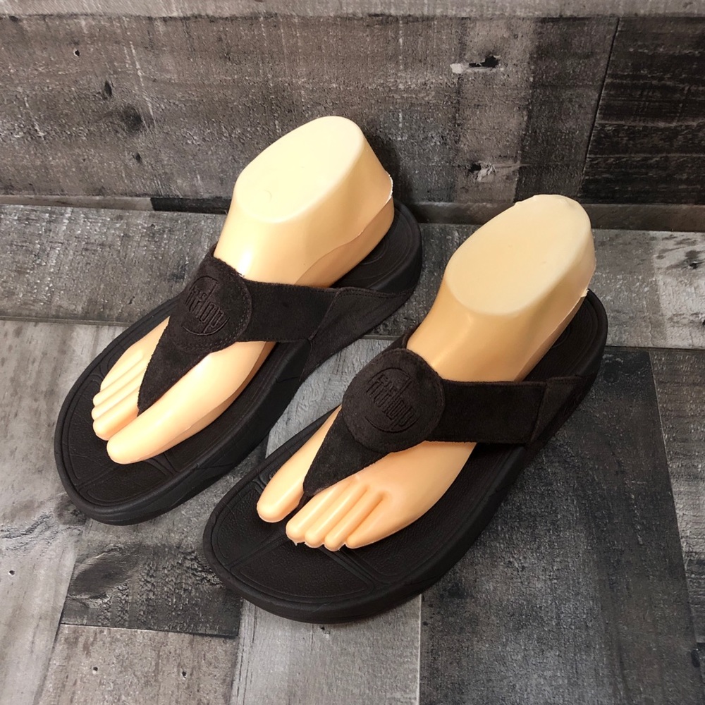 FitFlop Women's Brown Toe-Post sandals